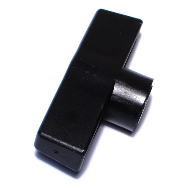 Midwest Fastener 3/8"-16 x 2-1/2" Black Plastic Coarse Thread Bar Type Knobs 3PK 78083 - main